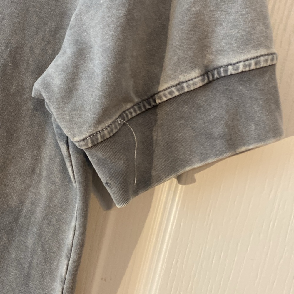 William Rast "Evie" Sweatshirt  Gray Knit Pullover Dress EUC - Picture 5 of 10